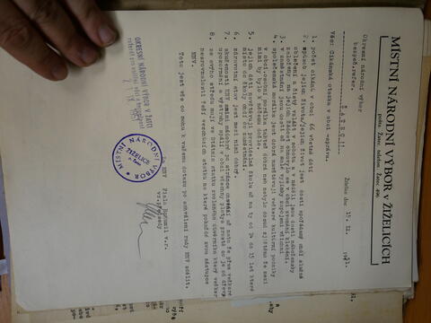 archiválie z SOA Louny 