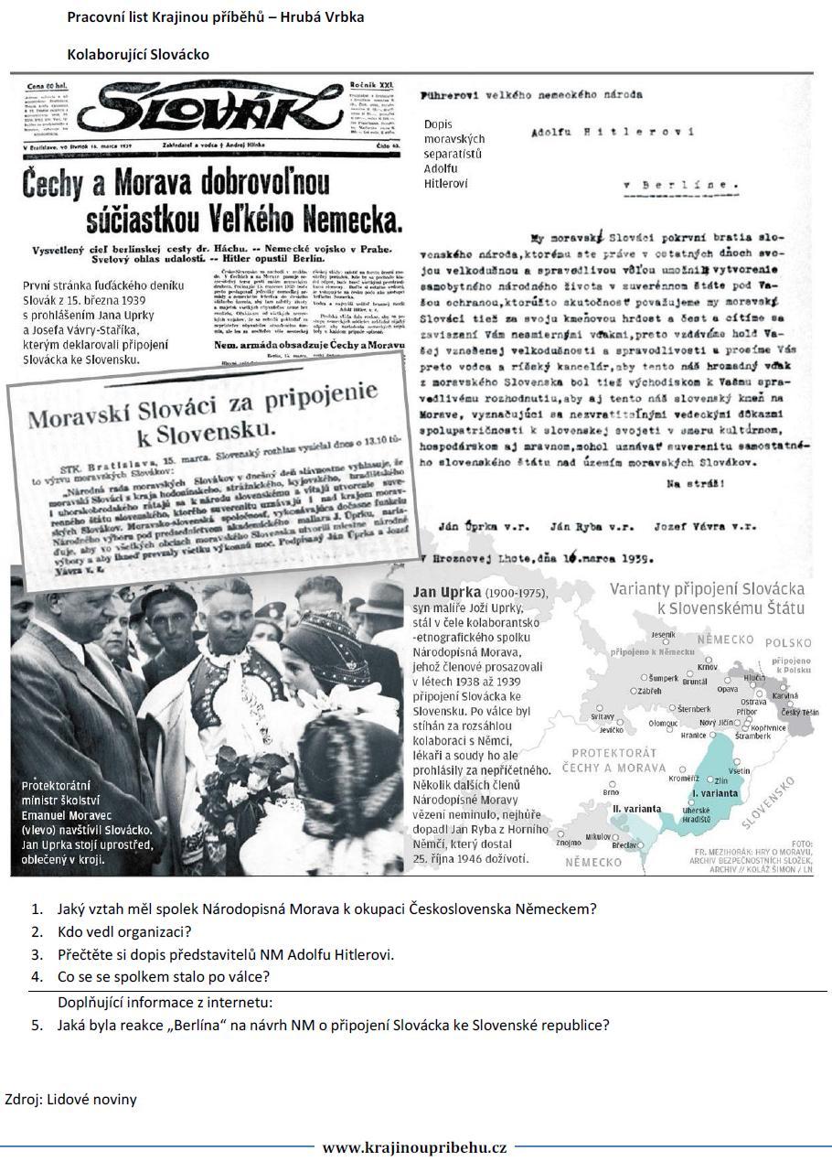 Kolaborující Slovácko