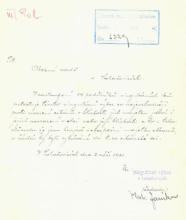 Protestní dopis proti usazení Romů, 1931 (Státní okresní archiv Zlín)